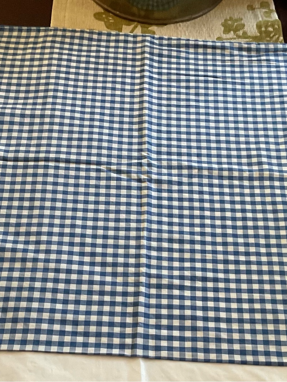 2 Ralph Lauren Pillowcase Gingham Blue&White King Size